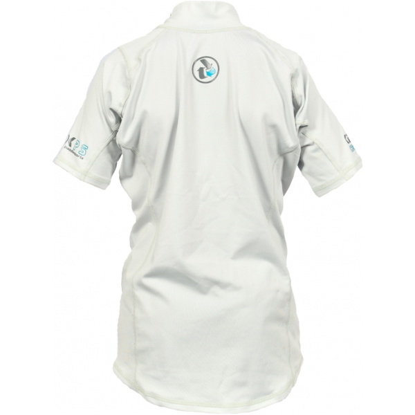2026 Peak PS Junior Tecwik Short Sleeve Rash Vest 26KTWSS - White